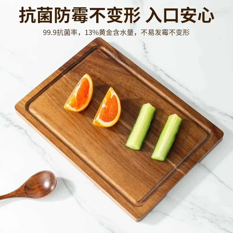 Wooden Cutting Boards Chopping Blocks Beech Walnut Cheese Cutting Board Butcher Block Meat Cutting Board for Kitchen Tools - Image 5