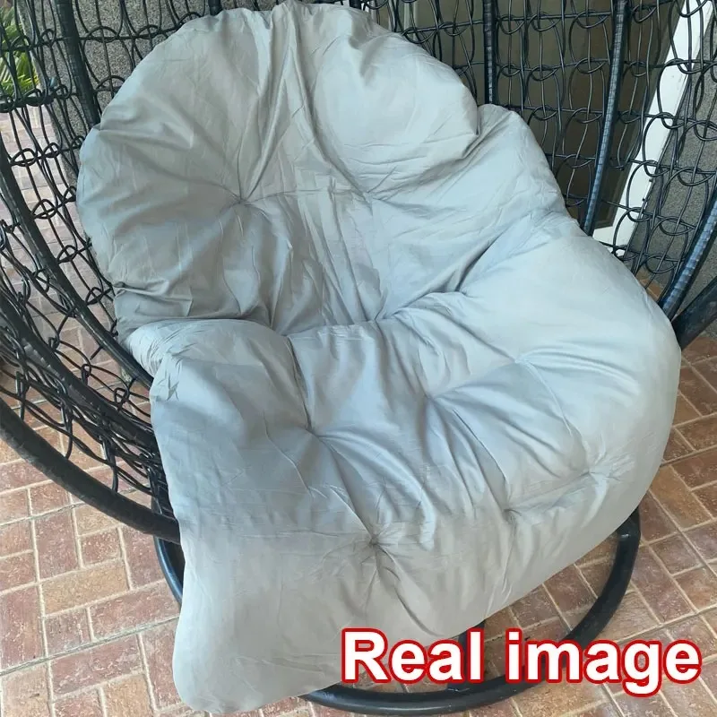 120x80cm Hanging Basket Egg Chair Cushion Outdoor Sofa Swing Chair Cushion Soft Comfy Thickened Garden Hammock Chair Seat Pads