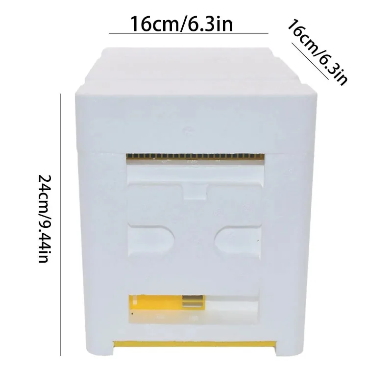 Queen Bee Breeding Mating Box Foam Bee Hive Box Beekeeper Garden Pollination Box Bee Breeding Case Beekeeping Equipment - Image 6