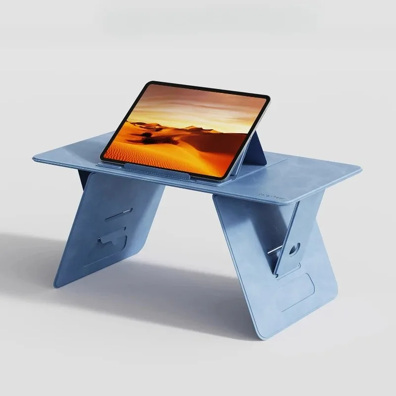 Lightweight and Portable Folding Table for Travel and Business Trips Mini Workspace in The Office Sofa on The Bed Laptop Desk - Image 3