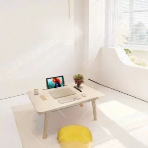 Foldable Laptop Bed Table Lap with Cup Holder Drawer Tablet Stand Laptop Bed Tray Lap Table Foldable Legs