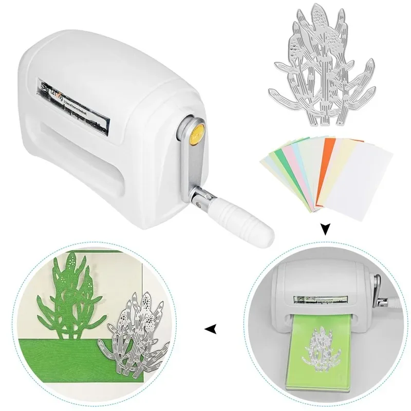 Die Cutting Embossing Machine Scrapbooking Cutter Die-Cut Paper Cutter Dies Paper Card Cutting Embossing Machine DIY Craft Tool - Image 2
