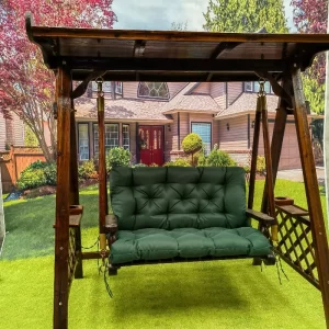 Thick Garden Bench Seat Cushion Backrest Waterproof Outdoor Terrace Replacement Seat Pad Tatami Long Garden Bench Cushion