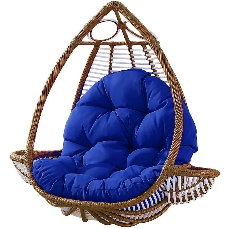 120x80cm Hanging Basket Egg Chair Cushion Outdoor Sofa Swing Chair Cushion Soft Comfy Thickened Garden Hammock Chair Seat Pads - Image 4