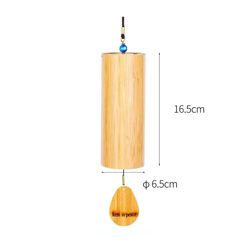 Pure Handmade Antique Bamboo Wind Chimes Outdoor Atmosphere Ancient Style Hand Cranked Bamboo Tube Various Chord Wind Chimes - Image 4
