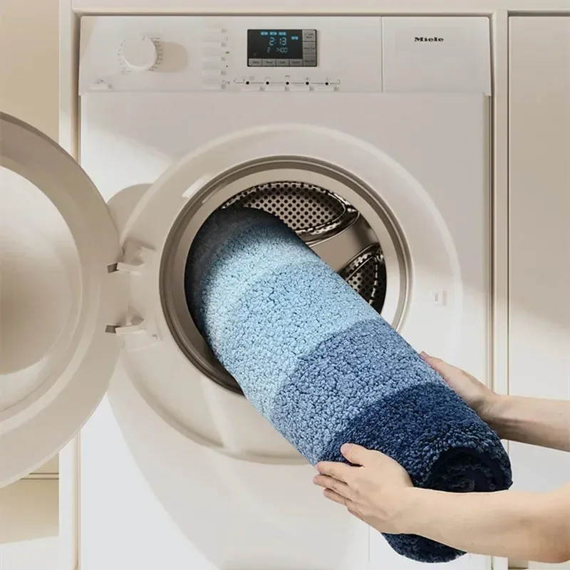 European Luxury Bath Mat, Ultra Soft & Thickened Microfiber, High Absorbency Quick Dry, Non-Slip Bathroom Rug, Home Decor Carpet - Image 4