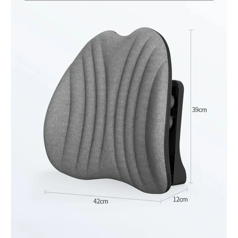 Adjustable Back Cushion for Office Chair Car Lumbar Support Pillow for Office Sedentary - Image 2
