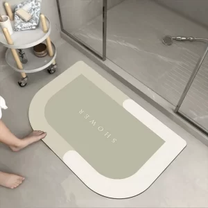 Super Absorbent Floor Bath Shower Mat Quick Drying Bathroom Rug and Mat Set Door Toilet Carpet Non-slip Kitchen Home Oil-proof