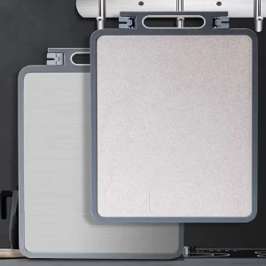 Stainless Steel 2-in-1 Cutting Board Food Grade Material Kneading Non-Stick Both Sides Available Home Cooking Dessert Daily Use