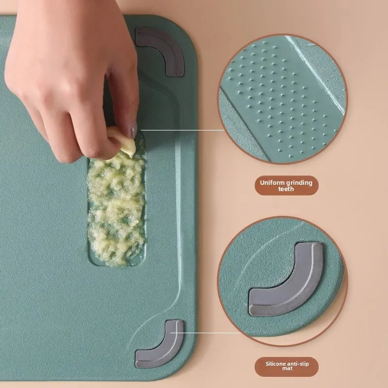 304 Stainless Steel Plastic Double-sided Multifunctional Cutting Board Vegetables and Meat Chopping Cutting Board Two Sides - Image 3