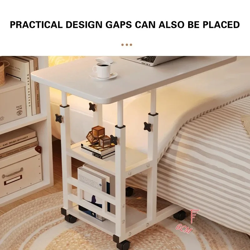 Modern Removable Lifting Bedside Table Bedroom Home Student Desk Lazy Dorm Bedside Table Bed Desk Laptop Desk - Image 3