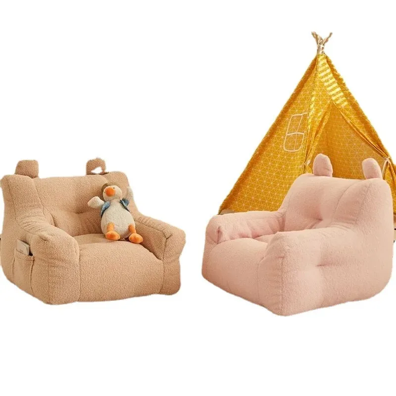 Children's Sofa Tatami Mini Cute Cartoon 1-6 Year Old Baby Sofa Room Bean Bag Lazy Person Small Sofa Kids Cartoon Bean Bag Sofas - Image 5