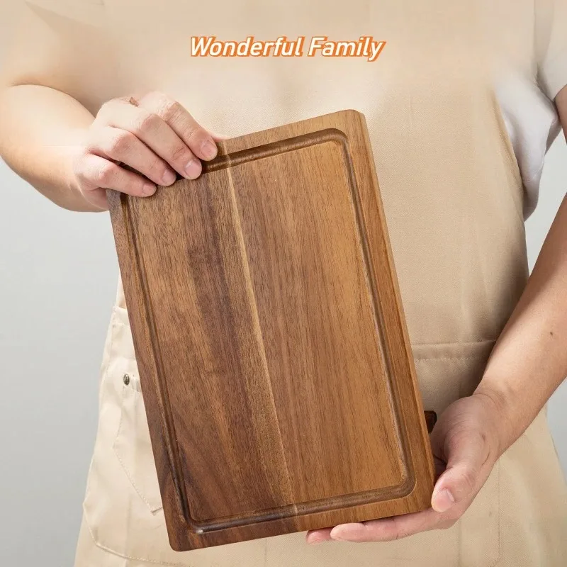 Wooden Cutting Boards Chopping Blocks Beech Walnut Cheese Cutting Board Butcher Block Meat Cutting Board for Kitchen Tools - Image 3
